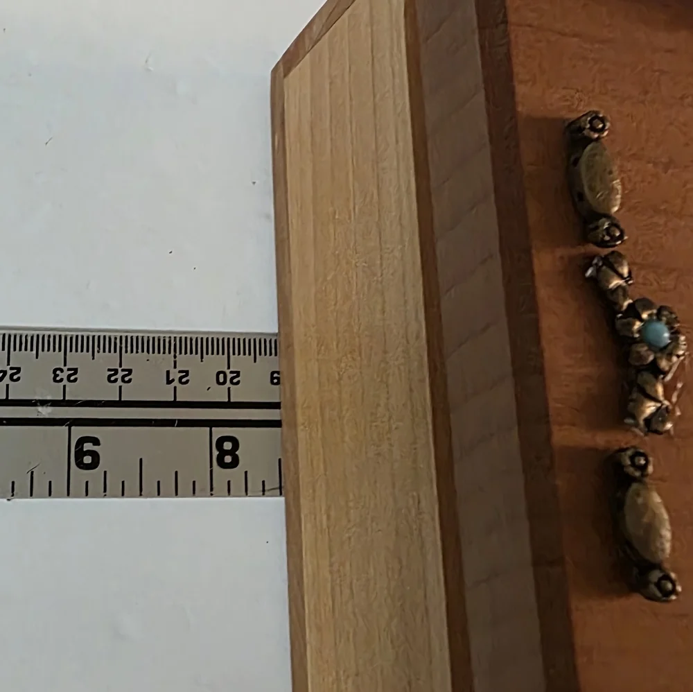 Upcycled Wooden Jewelry Trinket Box